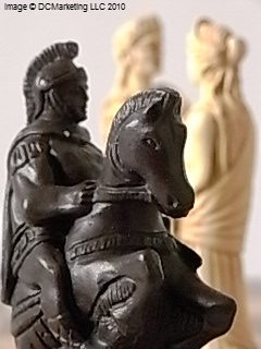 Roman Plain Theme Chess Set